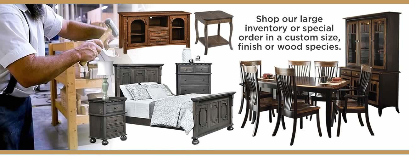 Amish crafted furniture on sale